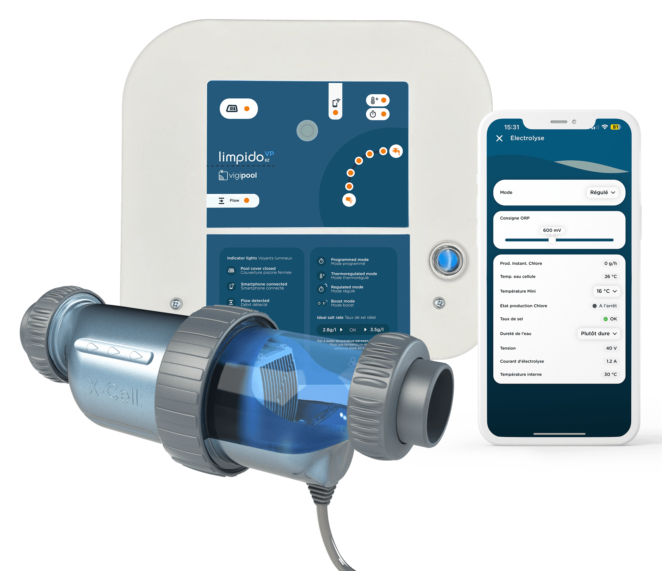 Cellule XCELL 1 pour électrolyseur